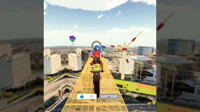 UK Mega Ramp Moto Rider Racer - Bike Impossible Tracks Race 3d Motorcycle Stunts - Bike wala Game смотреть онлайн
