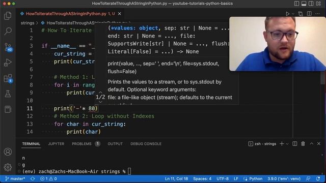 How To Iterate Through A String In Python смотреть онлайн