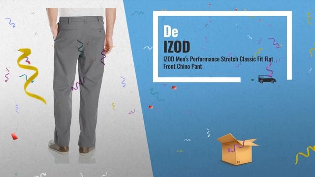 10 Mejores Izod 2018: IZOD Men's American Chino Flat-Front Pant смотреть онлайн