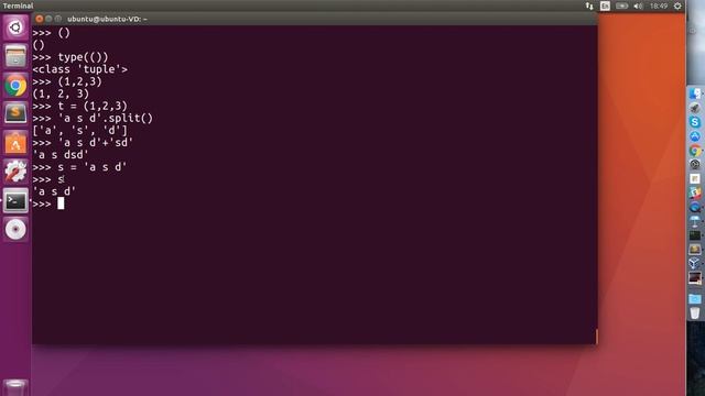 Курс по Python. 1.4 Основы. Тип данных кортеж (tuple) смотреть онлайн