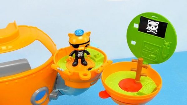 ОКТОНАВТЫ и их октобаза - Собираем каюты капитана Барнаклса и кота Квази. Octonauts and octopod