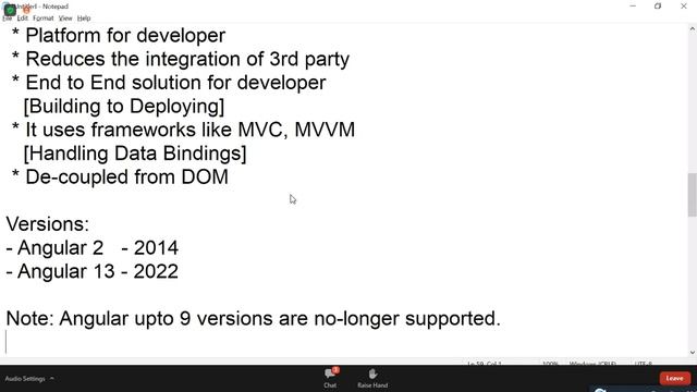 Introduction ANGULAR 13 |Mr. Sudhakar sharma|Day -1? Hydrabad free zoom live|Latest version Angular смотреть онлайн