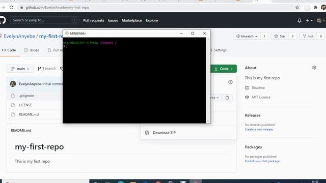 Clone a GitHub Repo with Git Bash смотреть онлайн