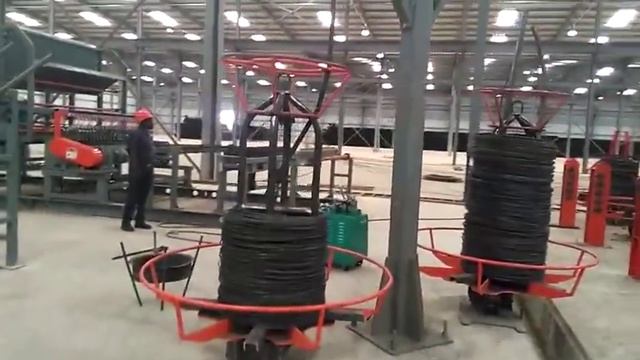 Станок для сварки сетки с бухт диаметр 5-12 мм . TJK Machinery смотреть онлайн