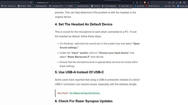 How To Fix Razer Barracuda X Mic Not Working смотреть онлайн