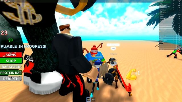 РОБЛОКС СИМУЛЯТОР БОКСА БЫЛ ТОЩИМ СТАЛ КАЧКОМ Roblox Boxing Simulator 2 смотреть онлайн