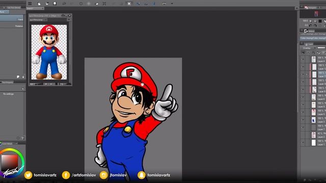 Mario Speedart - Freezen Factor #tomislavartz