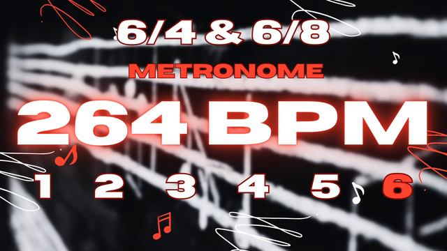 264 BPM - 6/4 & 6/8 Metronome смотреть онлайн