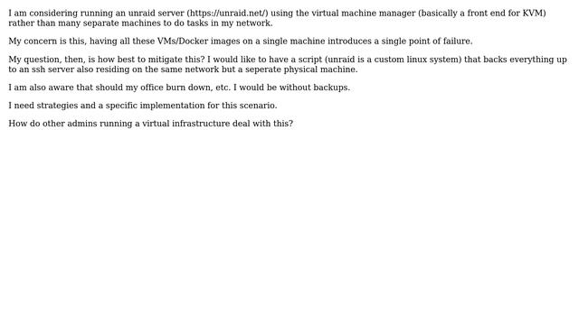 Backup plan for VMs/docker on unraid смотреть онлайн