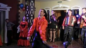 Ансамбль Сувенир и семья Николаевых . Цыганская чечётка .