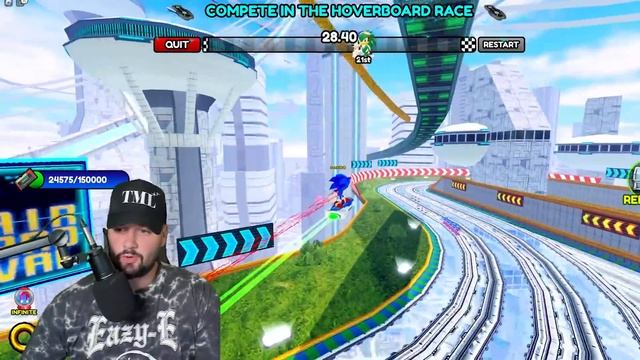FASTEST WAY TO UNLOCK JET THE HAWK & ALL METAL CITY PATHS! (Sonic Speed Simulator) смотреть онлайн
