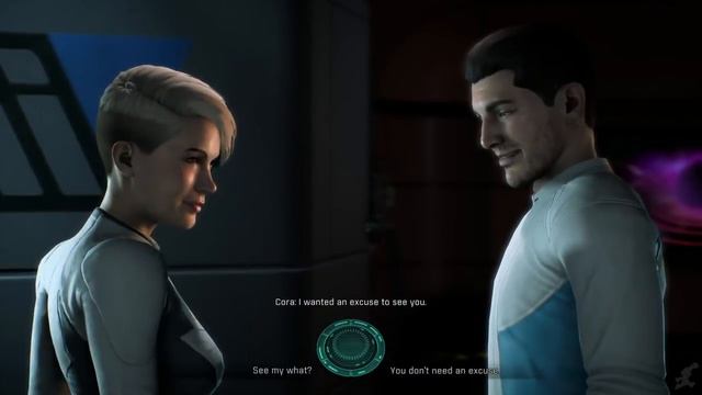 Mass Effect Andromeda Cora Romance - Romance Scenes смотреть онлайн