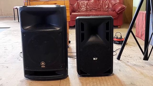 Yamaha Msr400 And Rcf Art310-a Sound Test