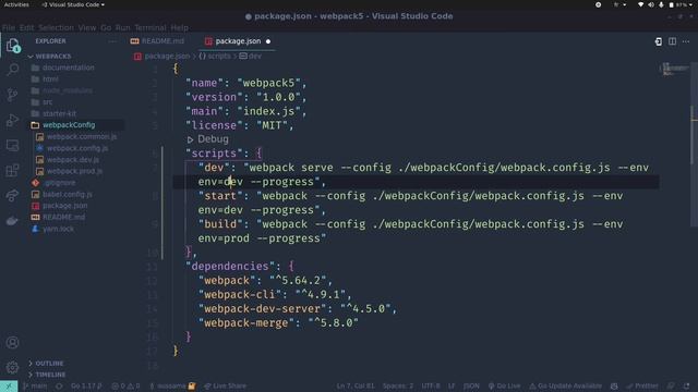 15 - working with webpack config file (تطبيق عملي) смотреть онлайн