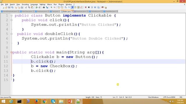09-01 [Java] Interfaces Defining and Implementing смотреть онлайн