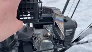 ПОДОГРЕВ ВЫБРАСЫВАТЕЛЯ НА СНЕГОУБОРЩИК