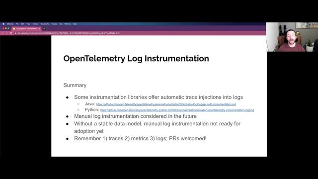 Log Support in OpenTelemetry - Steve Flanders, Splunk смотреть онлайн