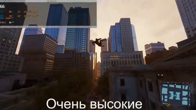 Тесты SpiderMan Remastered с Xeon 2630v3 (3.2 Ггц) + AMD Rx 6600 смотреть онлайн