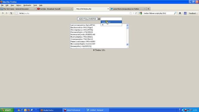 How to get 200+ Twitter followers free with .PHP Script No downloads смотреть онлайн