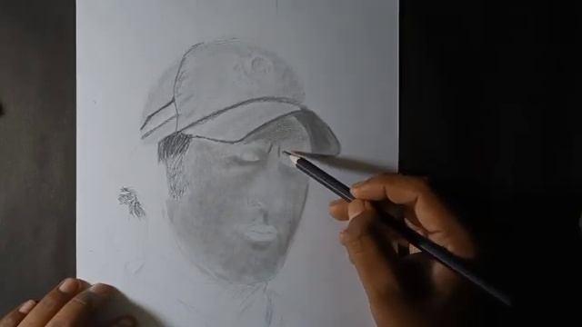 OMG ? M.S Dhoni drawing ☺️ so easy drawing please watching video ?#trending #viral смотреть онлайн