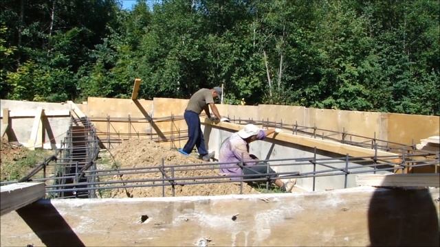 ОПАЛУБКА ленточного фундамента с цокольным помещением смотреть онлайн