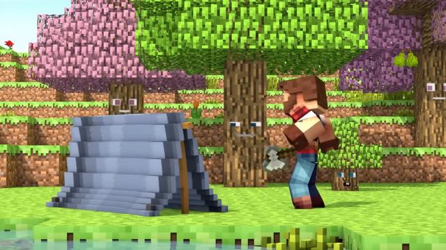 Talking Blocks: Trees (Minecraft Animation)