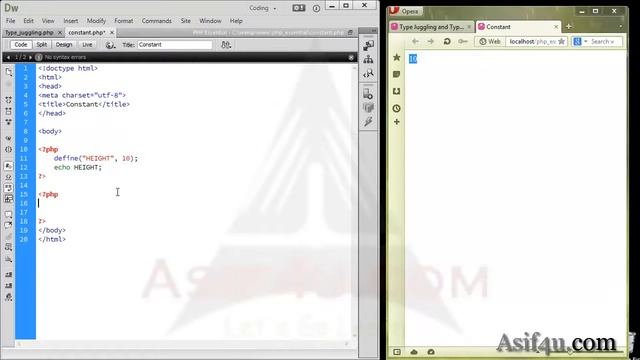 PHP and Mysql Essential Bangla 25 Understanding Constant смотреть онлайн