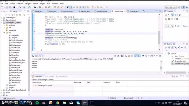 3D Java Game Development Log - Week 1 смотреть онлайн