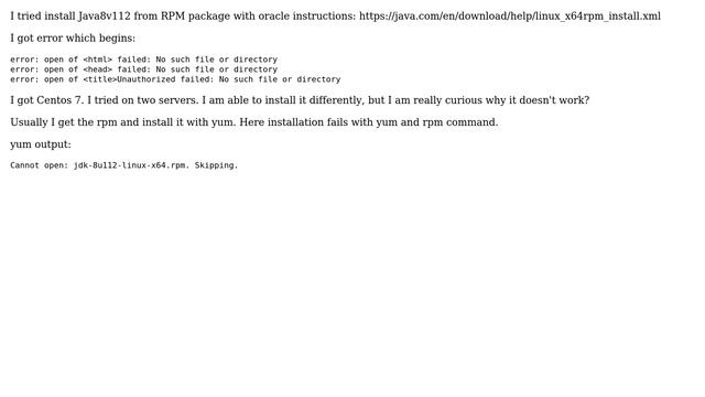 Install Oracle Java 8 from RPM package смотреть онлайн