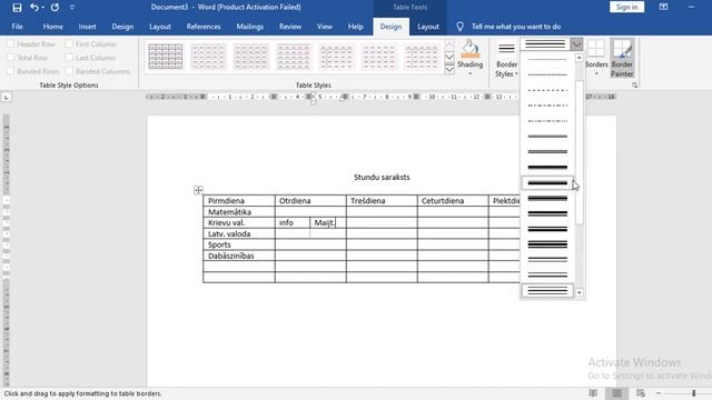 Работа с таблицами в MS Word (английская версия) смотреть онлайн
