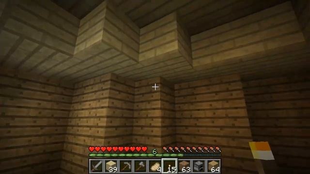 Minecraft 1.5.1 Выживание (2 серия) Строительство