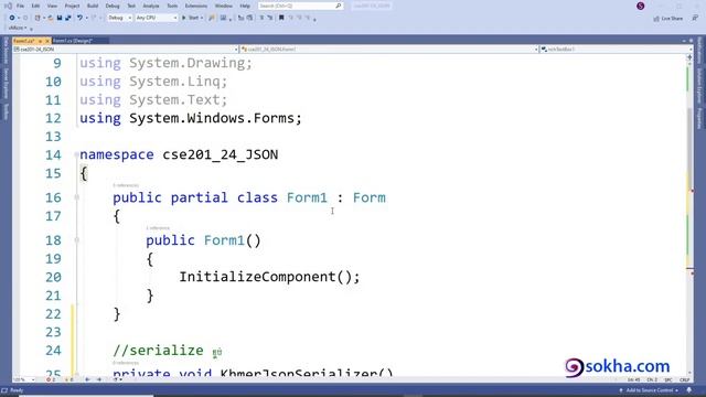 CSE 201 Lesson 24 :: JSON, System.Text.Jason смотреть онлайн