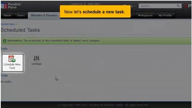 How to set up scheduled tasks (cron jobs) in Plesk 11 смотреть онлайн