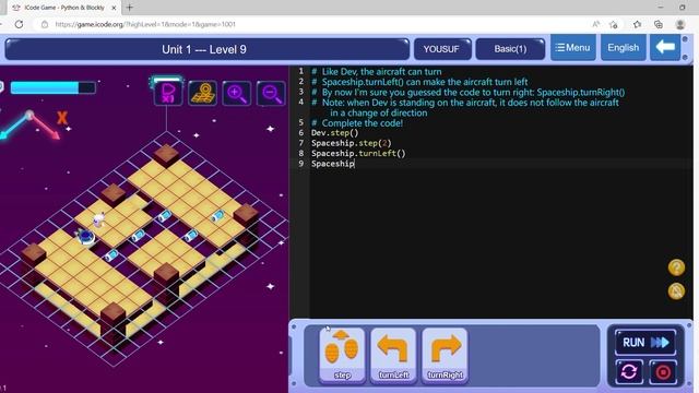 Python Video 4 Using the Spaceship смотреть онлайн