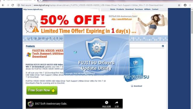 FUJITSU V5535 V6535 V6555 USB Video Driver Tech Support Utilities Driver Utility Download смотреть онлайн