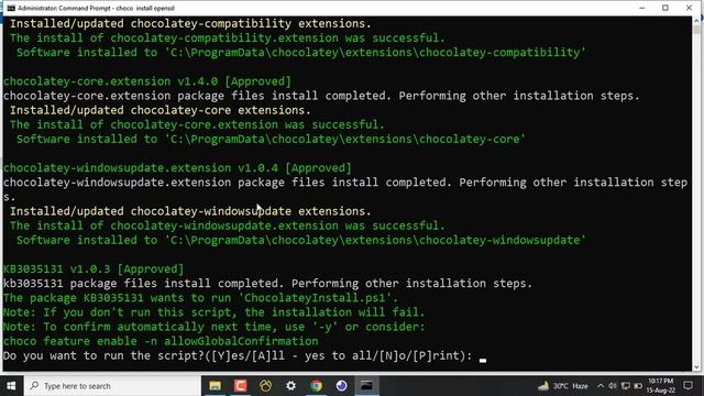 how to install openssl on windows with chocolatey смотреть онлайн