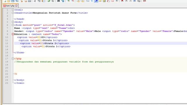 Marisa-Tutorial web programming PHP form , variable and post method смотреть онлайн