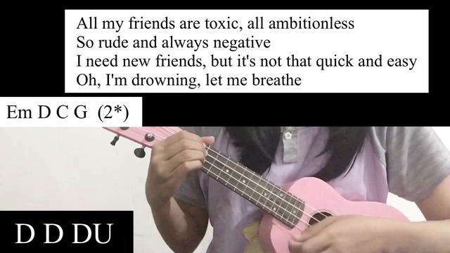 boywithuke toxic ukulele tutorial смотреть онлайн