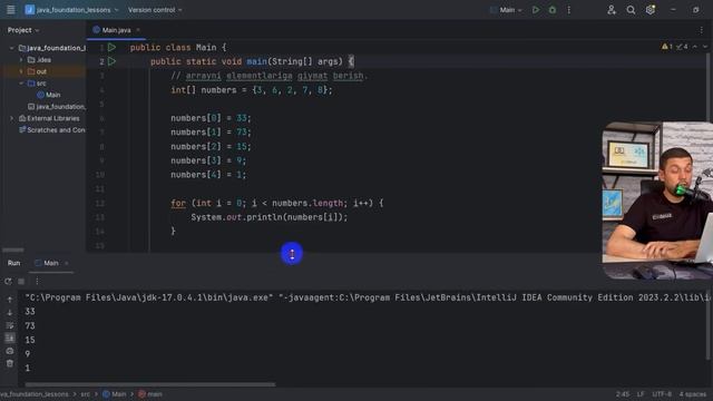 #32 Java Foundation Module 2 - Arrayni elementlariga qiymat berish смотреть онлайн