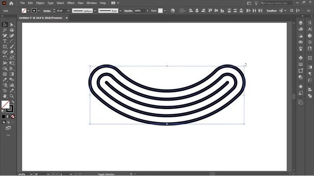 How to use the Offset Path Tool in Adobe Illustrator CC | Effect | Path смотреть онлайн