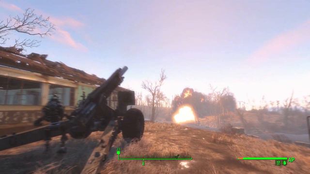 Fallout 4: 155mm Howitzer M1 + Configurable Artillery Test Fire смотреть онлайн