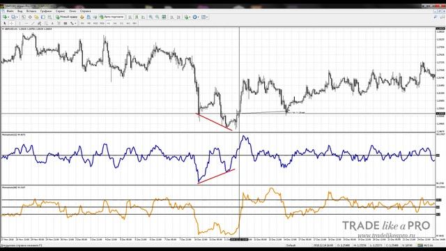 Индикатор Momentum - Теория и Практика применения смотреть онлайн