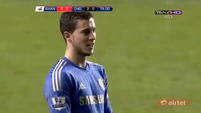 Эден Азар бьёт болл-боя! смотреть онлайн