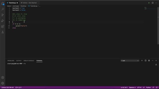 If, Else, Elif Statements in Python смотреть онлайн