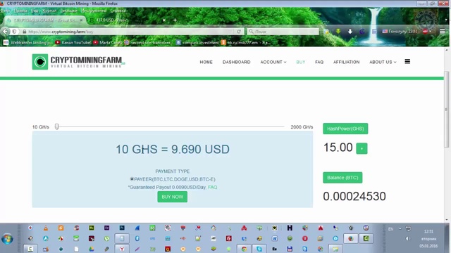 Облачный майнинг Cryptominingfarm заработок без вложений.Обзор