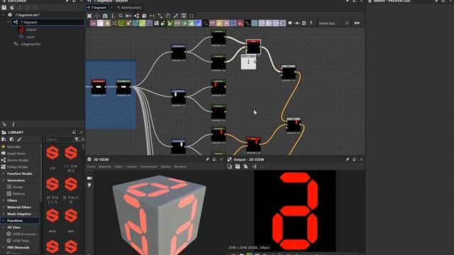 Create A 7-Segment Digit Texture in Substance Designer Using Custom Functions смотреть онлайн