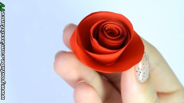 ПРОСТЫЕ РОЗЫ из БУМАГИ СВОИМИ РУКАМИ смотреть онлайн