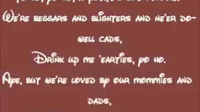 Pirates Of The Caribbean-Yo Ho! (A Pirate's Life For Me) Lyrics смотреть онлайн