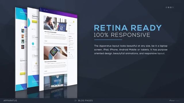 Introducing Apparatus One-Page WP Theme смотреть онлайн