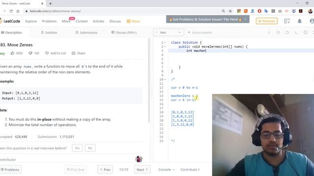 283. Move Zeroes [Java] - Leetcode смотреть онлайн